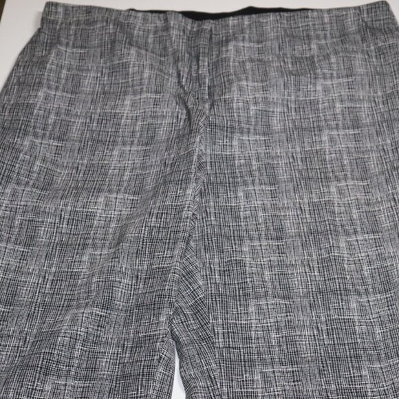 Alfani Womens Printed Casual Trouser Pants, Black White, Size 18W, Back 2 Office - Picture 7 of 12